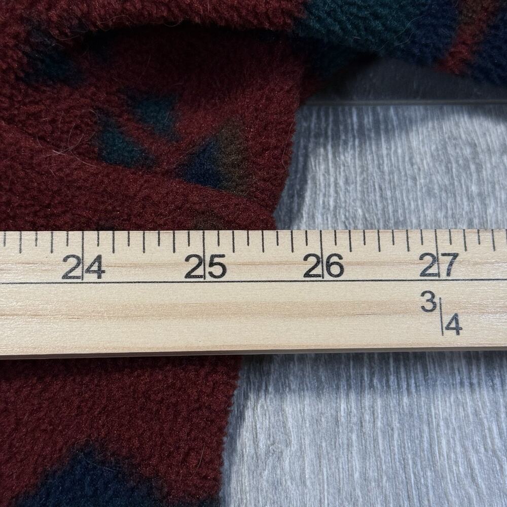 Vintage Eddie Bauer Fleece Jacket Full Zip Aztec Southwest Full Zip Men's XL - Picture 9 of 10